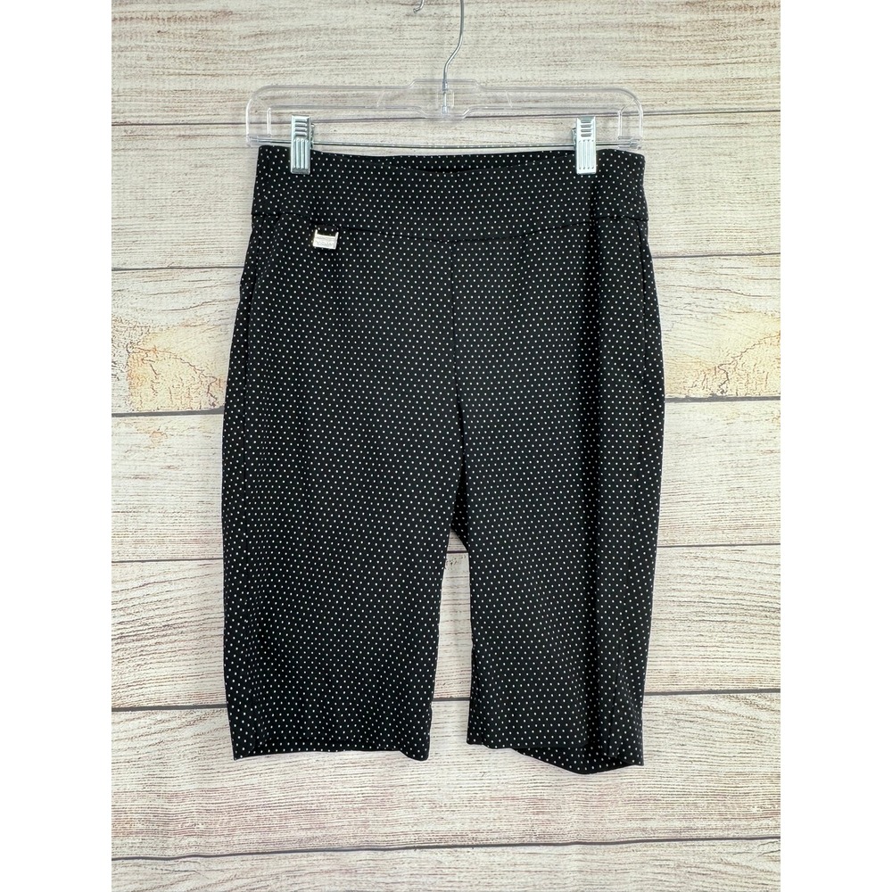 Philosophy Republic Clothing Shorts Womens XS Black Polka Dot Pull On Stretch